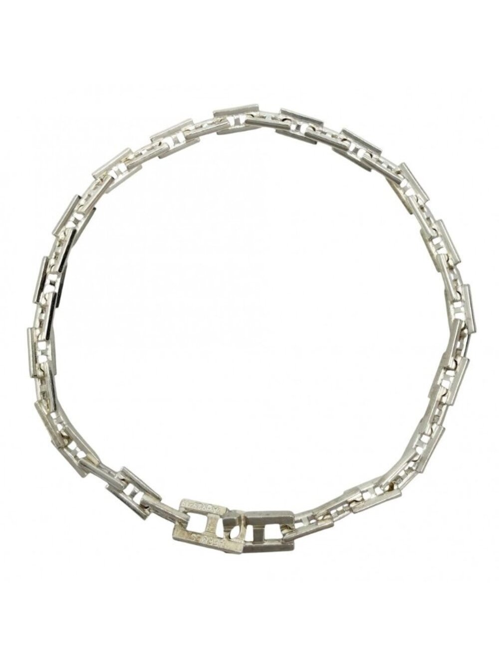 Hermes Bracelet Cles 19 Vintage MM 925 Sterling Silver